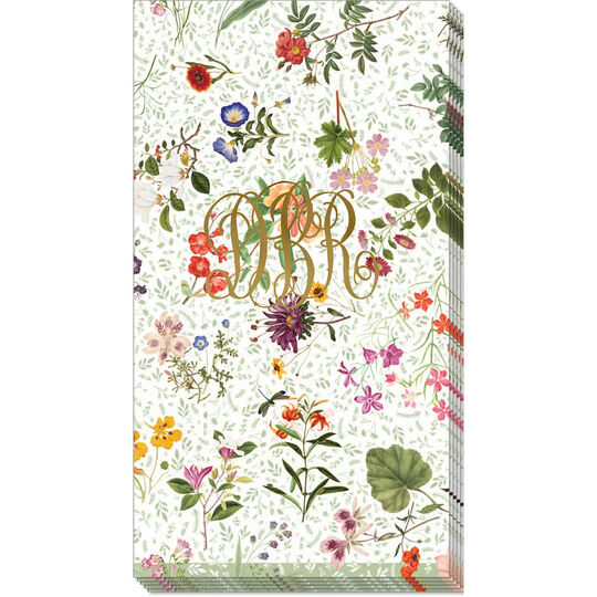English Country Garden Caspari Guest Towels
